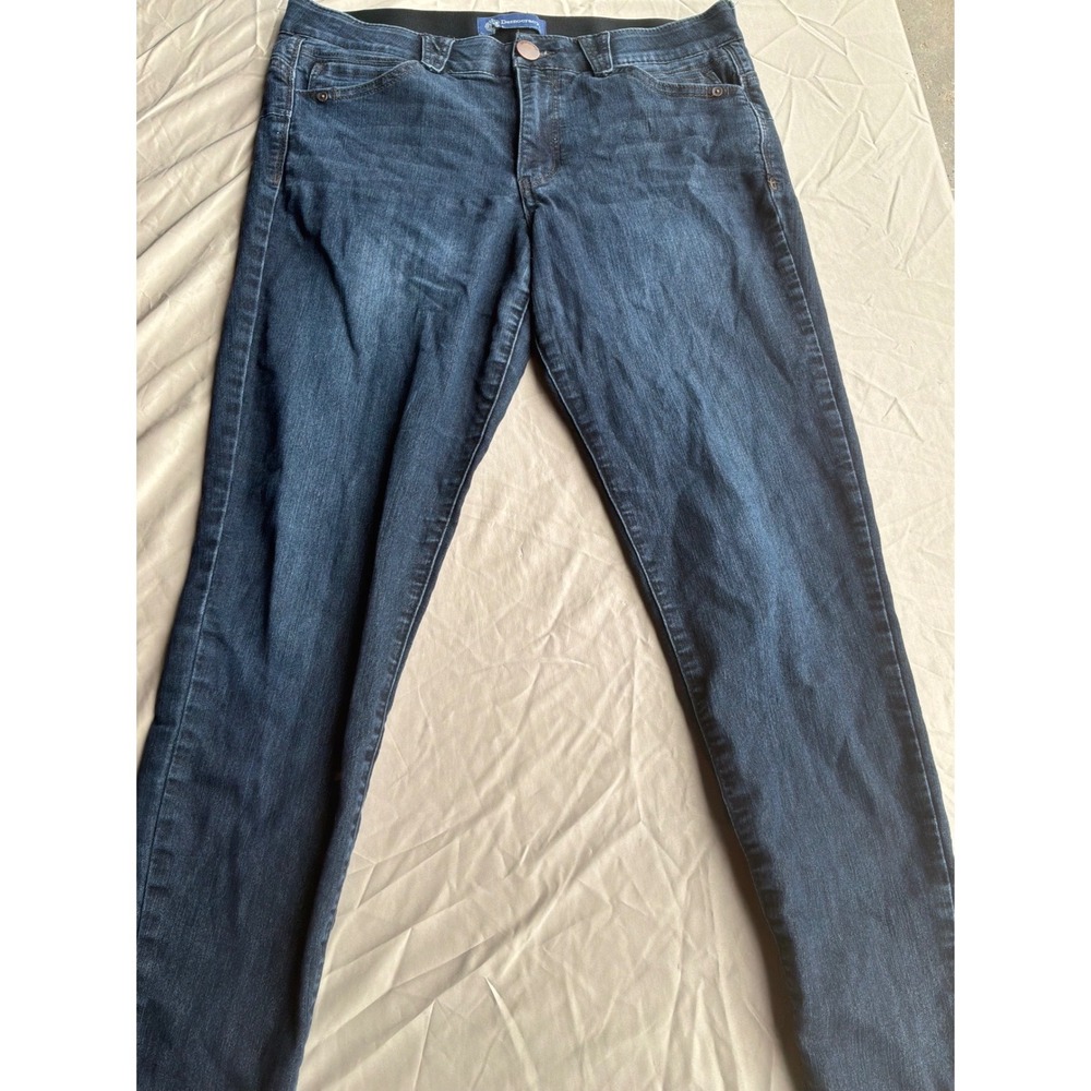 Absolution Womens Democracy Skinny Jeans‎ 12 Dark Blue B1108ADEX